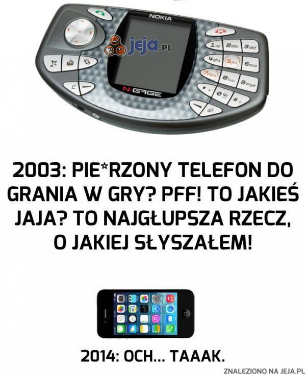 Telefon do grania? Pfff...