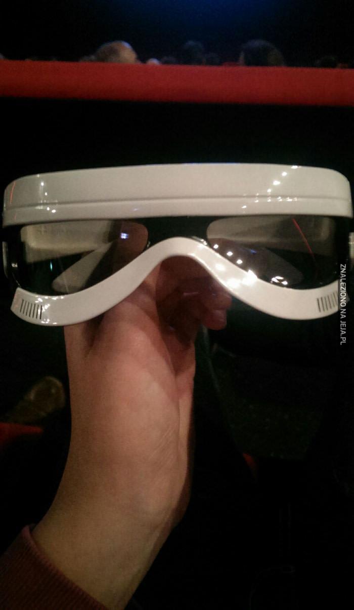 Okulary 3D, które sprzedawali na premierze SW