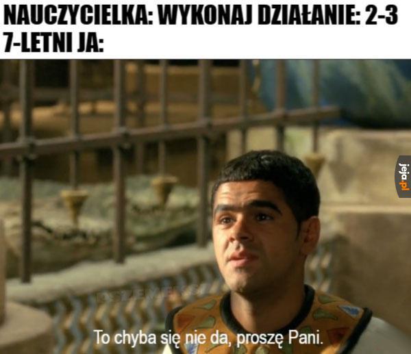 Chyba że o czymś nie wiem