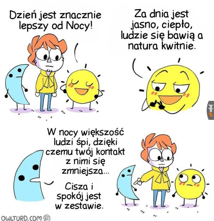 Noc vs Dzień