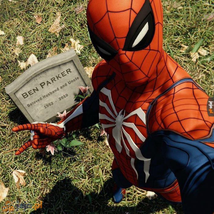 Wiedziałeś, że w nowym Spidermanie można zrobić selfie z wujkiem Benem?