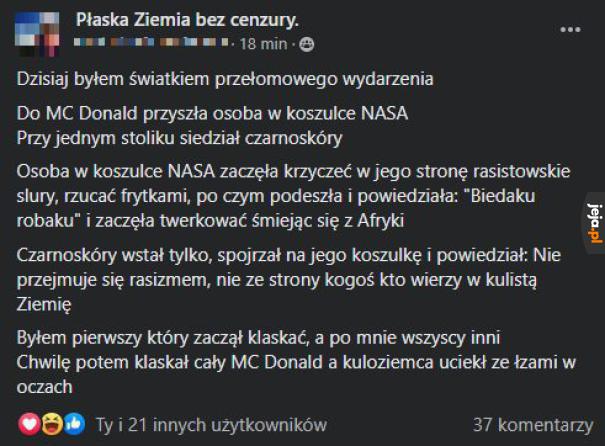 Tak było, byłem jedną z frytek