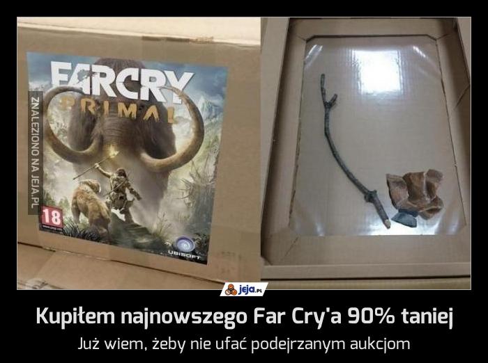 Kupiłem najnowszego Far Cry'a 90% taniej