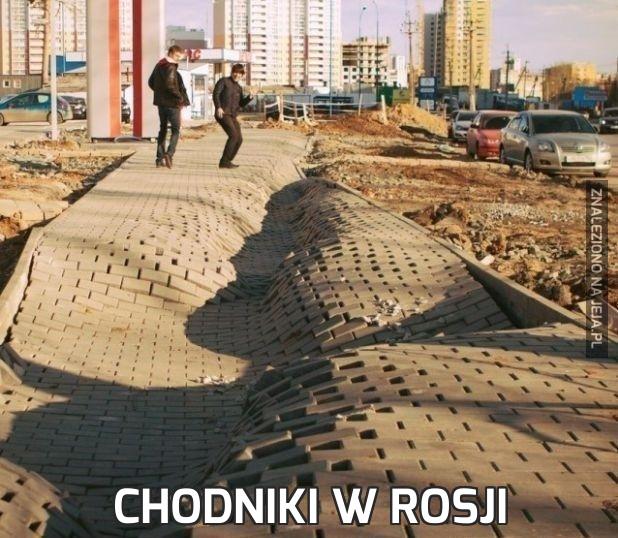 Chodniki w Rosji