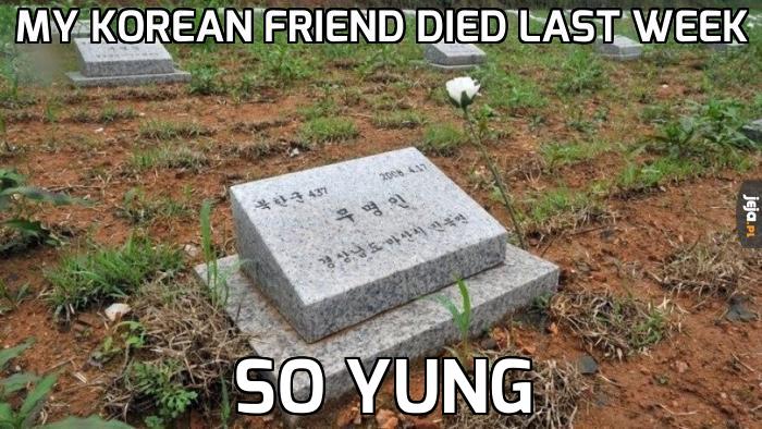 Śmierć koreańskiego przyjaciela