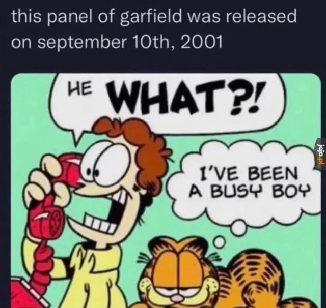 Garfield zrobił 9/11