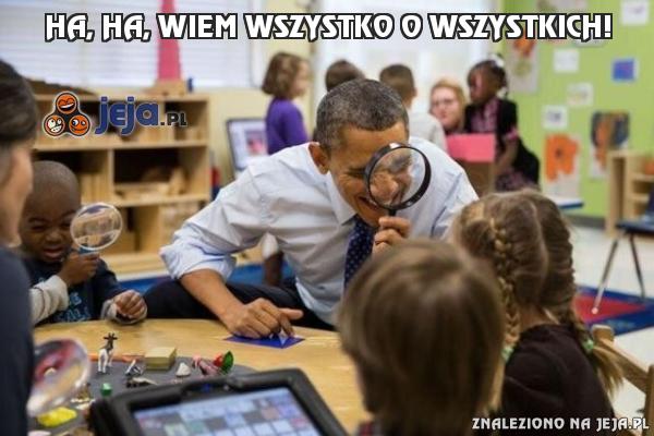 Ha, ha, wiem wszystko o wszystkich!