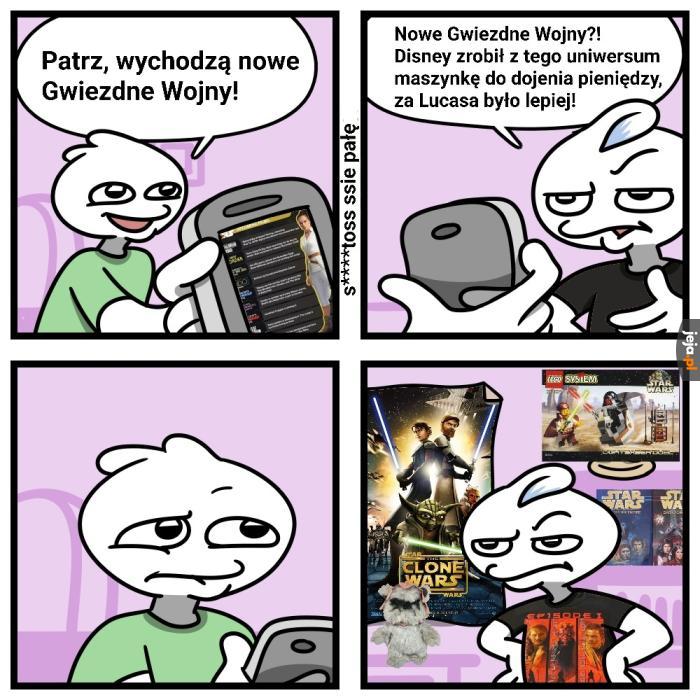 Star Warsy były komercyjne od samego początku swego istnienia