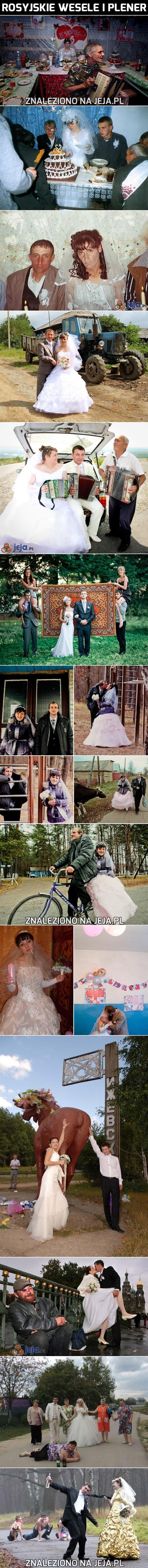 Rosyjskie wesele i plener