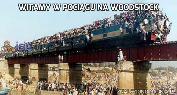 Witamy w pociągu na Woodstock