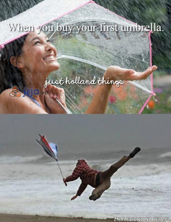 Kiedy kupisz swoją pierwszą parasolkę