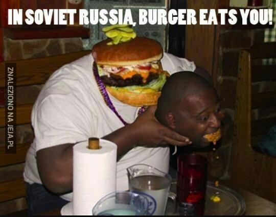 W Rosji to Burger je ciebie