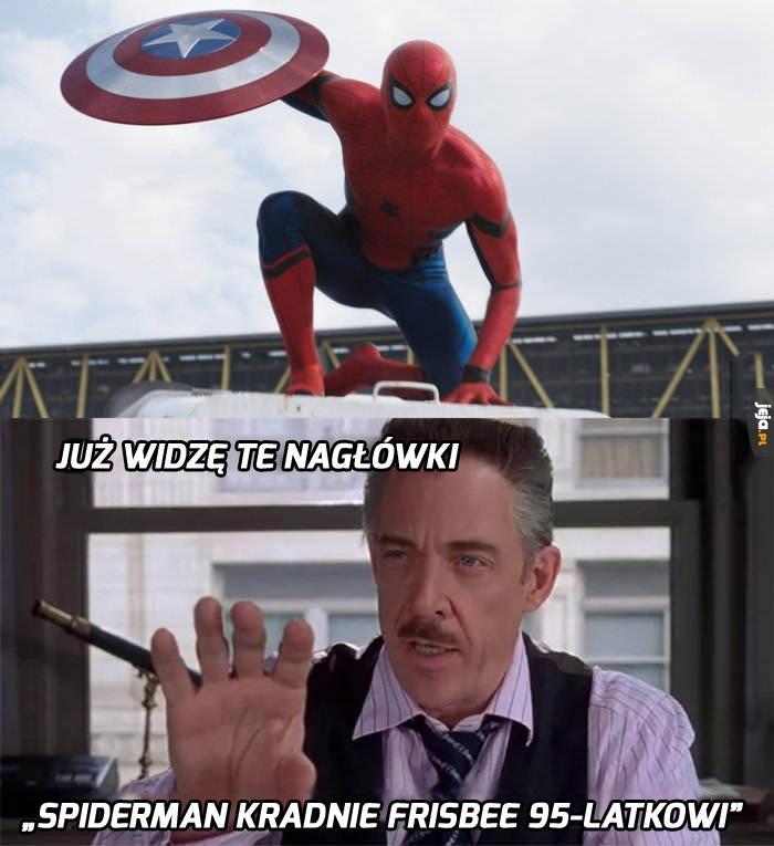 Spider-Man okradł biednego staruszka!