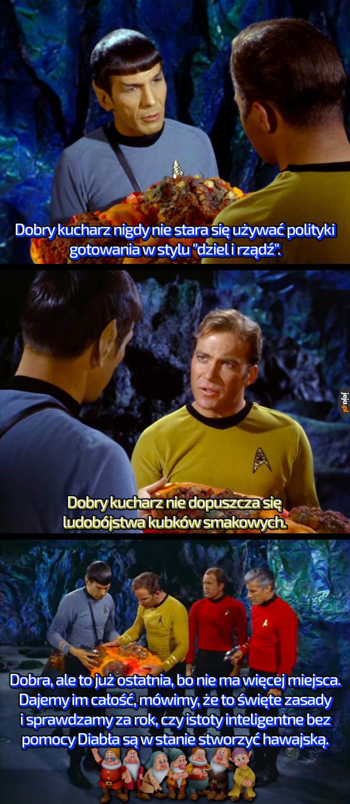 Star Trek i Przykazania Kucharza