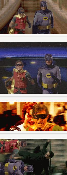 Batman i Robin uciekają