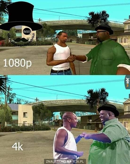 GTA San Andreas w 4k