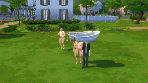 Taki tam błąd w Simsach