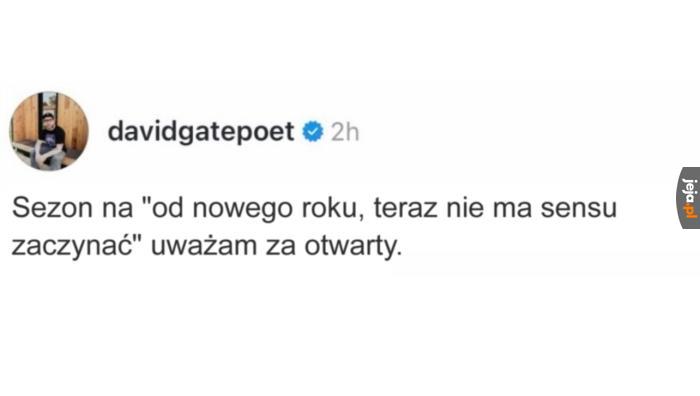 Zmieniać swoje życie w grudniu to nie robota