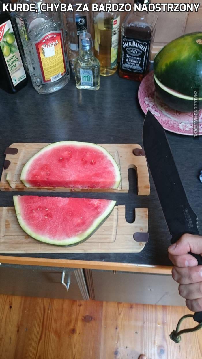 Kurde, chyba za bardzo naostrzony