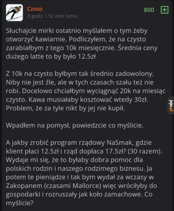 Januszopomysł na firmę