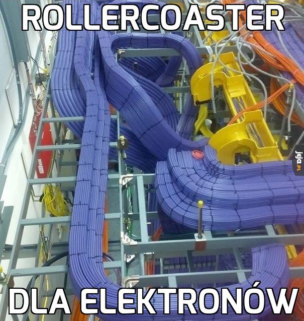 Rollercoaster dla elektronów