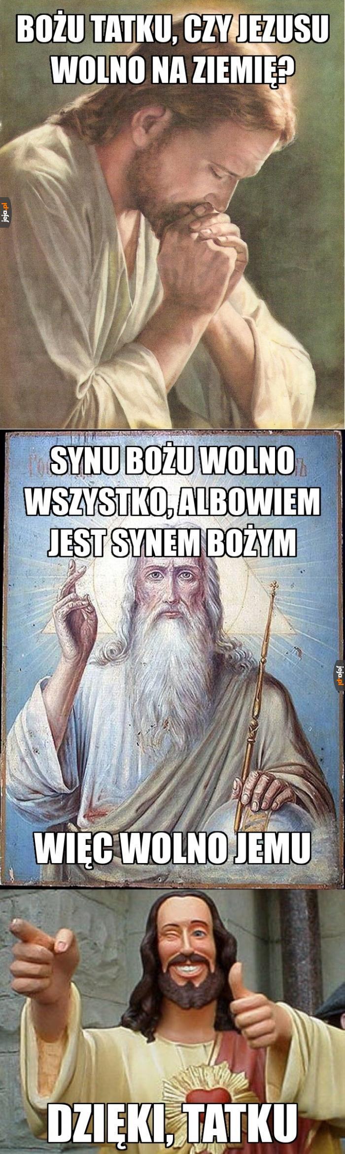 I nawet na krzyż Mu wolno