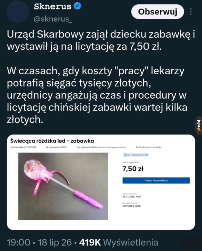 To powinno pokryć dług