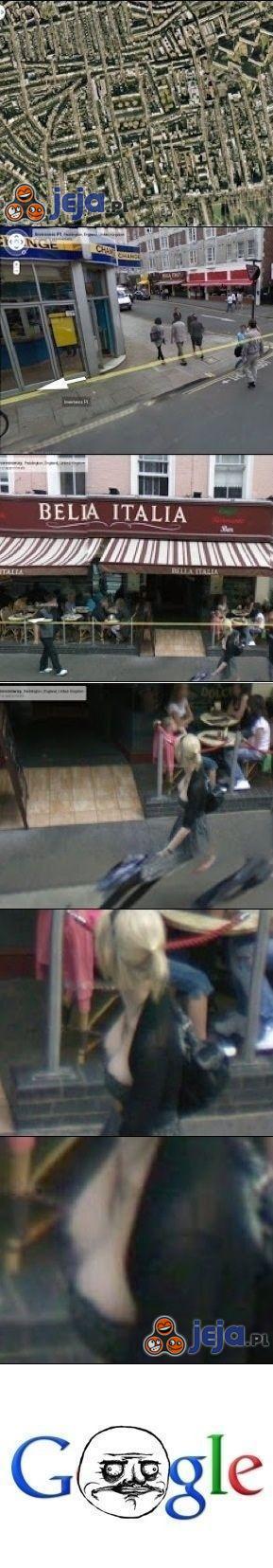 Google Earth - w poszukiwaniu cycków...