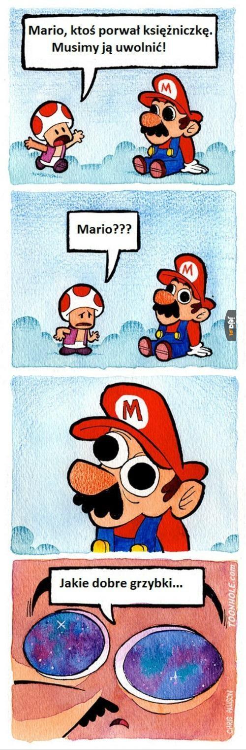 Mario po grzybkach