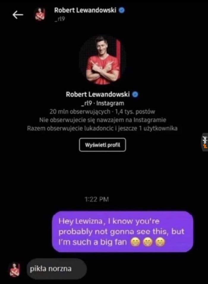 Idol mi odpisał :o