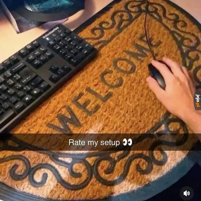 Rate my setup widzowie 😝