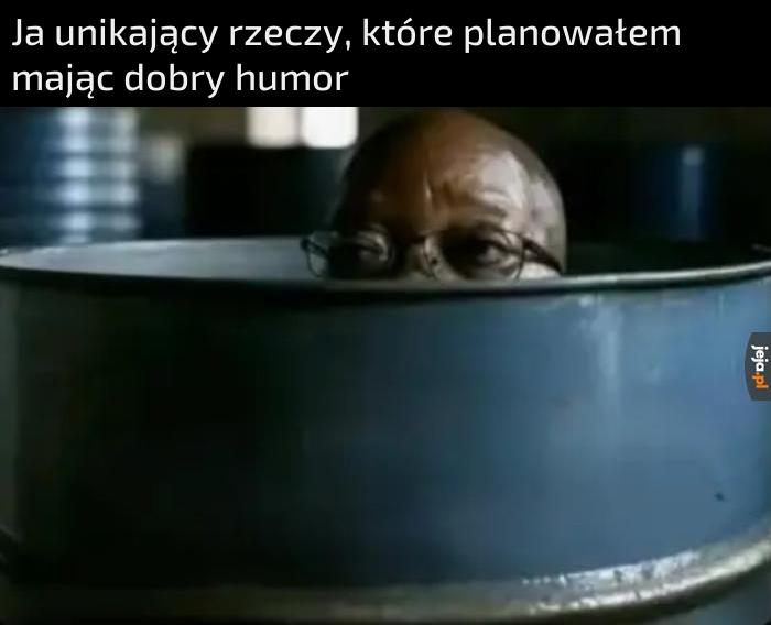 Nie mogę, siedzę w beczce