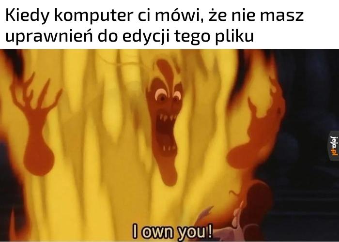 I znowu trzeba przyznawać sobie uprawnienia ręcznie