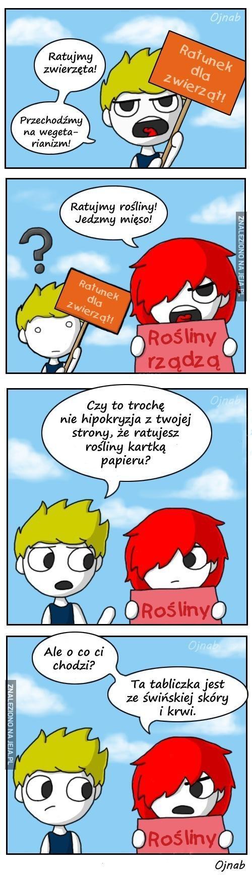 Nie tykać roślinek!