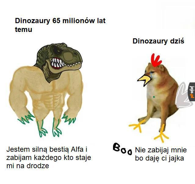 Kiedyś dinozaury były lepsze