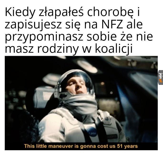 Szanse na ominięcie innych właśnie prysły