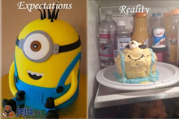Ciasto - oczekiwania vs. rzeczywistość