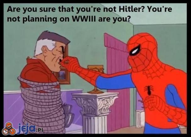 Spiderman vs Hitler