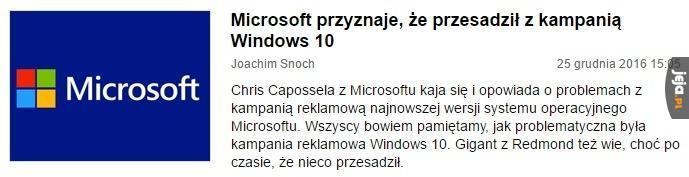 Opinia Microsoftu