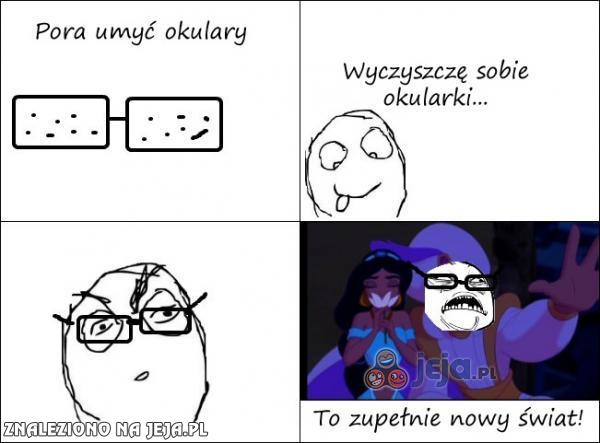 Kiedy wyczyszczę okulary