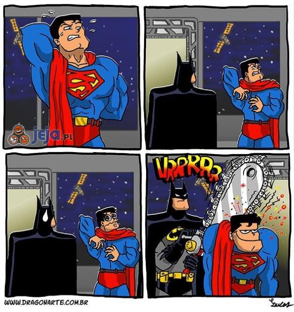 Gdy Supermana swędzą plecy
