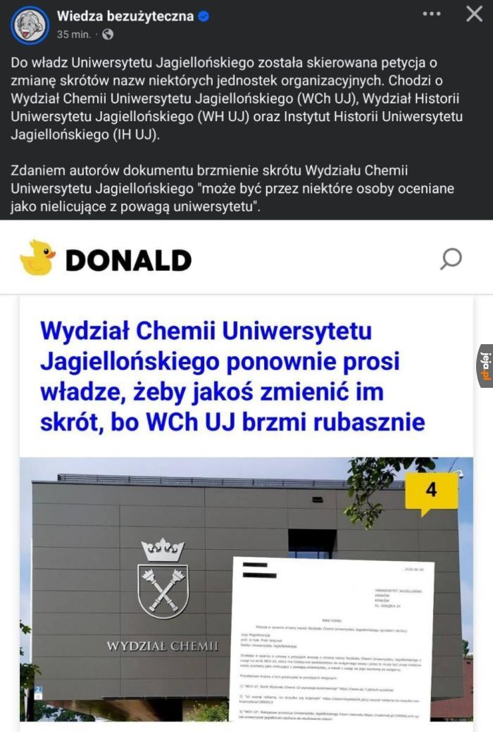 Wydział Chemii Uniwersytetu Jagiellońskiego