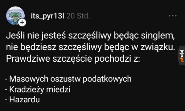 Skąd pochodzi prawdziwe szczęście