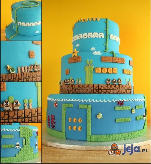 Ciasto dla fana Mario