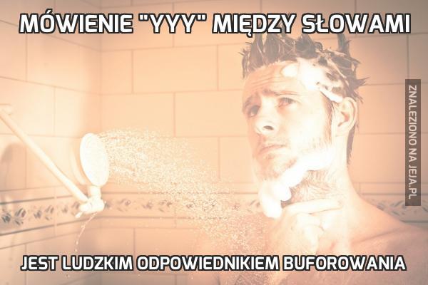 Mówienie "yyy" między słowami