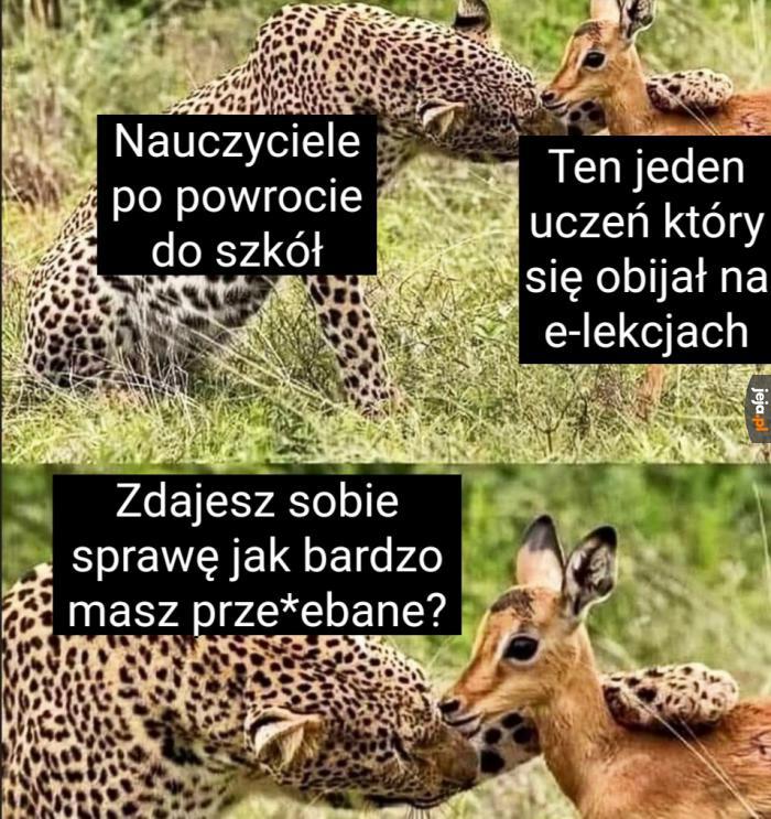 Współczuję temu uczniowi