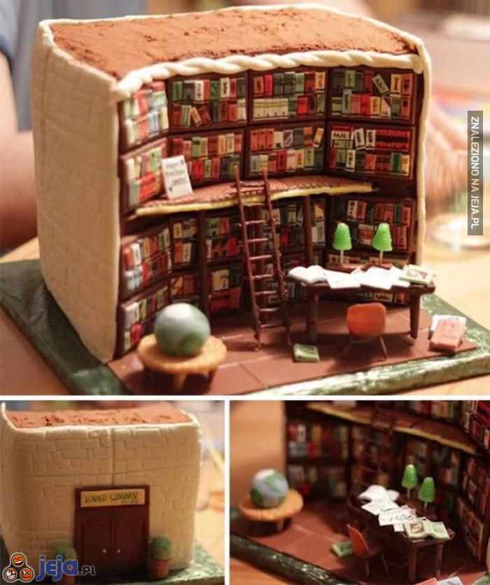 Ciasto dla miłośnika książek