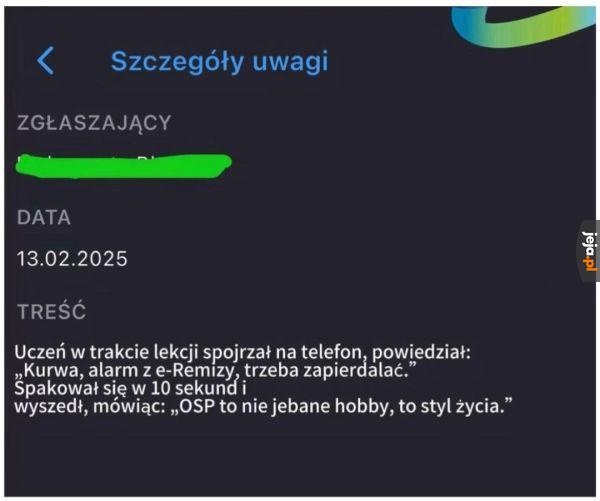 Cześć i chwała strażakom!