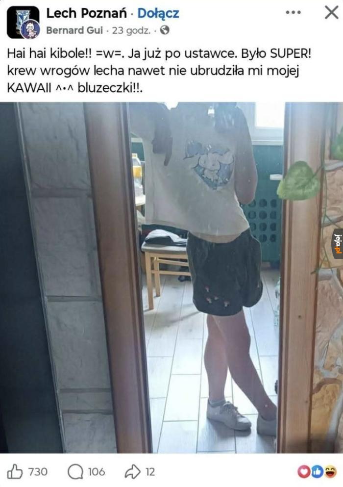 Najśilniejszy kibic Lecha