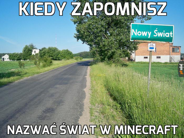 Witaj w Nowym Świecie!